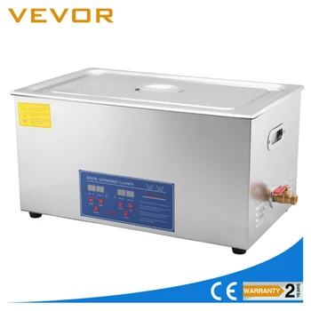 

New 30L Ultrasonic Cleaner Stainless Steel Industry Heated Heater w/Timer