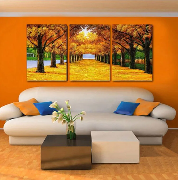Imitation frameless painting decorative painting modern living room