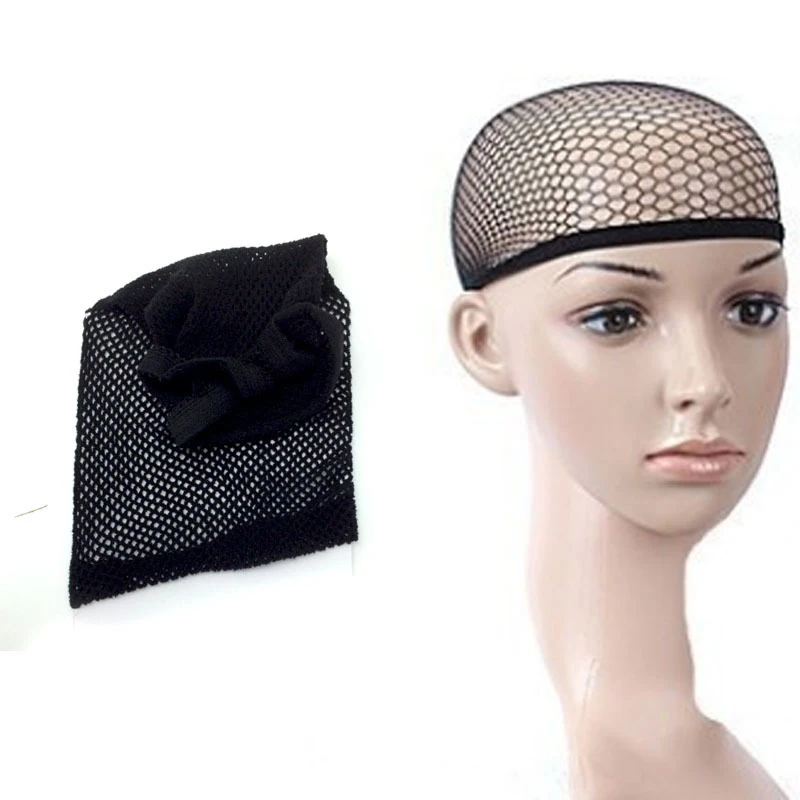 20pcs High elasticity Stretchable Wig Cap Black Mesh Invisible