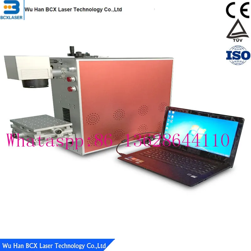 

10W 20W 30W Portable Fiber Laser Marking Machine For Marking Metal Materials . Max Laser Source .