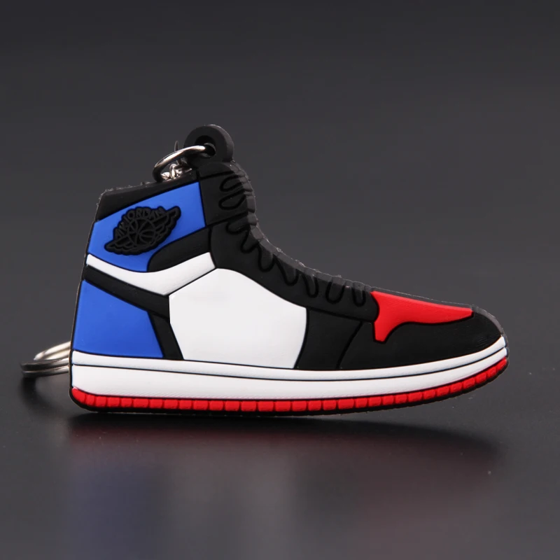 Mini Jordan 1 брелок для обуви для мужчин и женщин брелок Классический Цвет AJ Ретро поколение баскетбольные кроссовки брелок - Цвет: Picture Color01