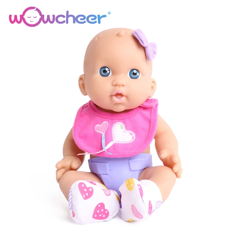 

WOWCHEER 12 inch 30cm Soft Vinyl Baby Reborn Dolls Toys Adorable Kids Pretend Play Toys Children Learning Educational Boneca