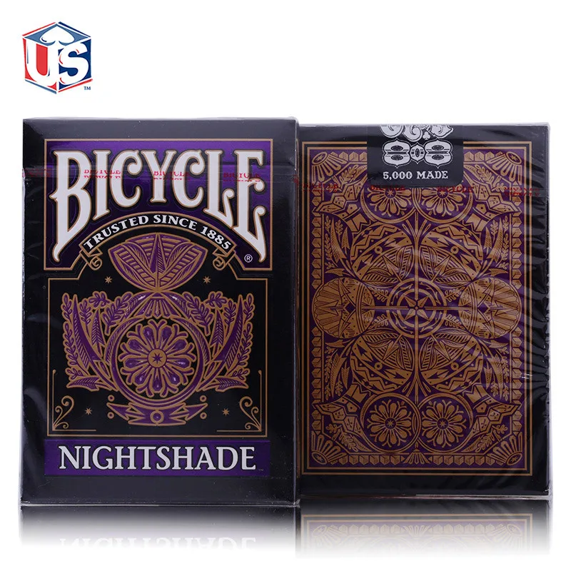 Beste Fiets Nightshade Speelkaarten Poker Size USPCC Limited Edition Club 808 Kwestie Deck Collectable Magic Kaarten Goocheltrucs Props