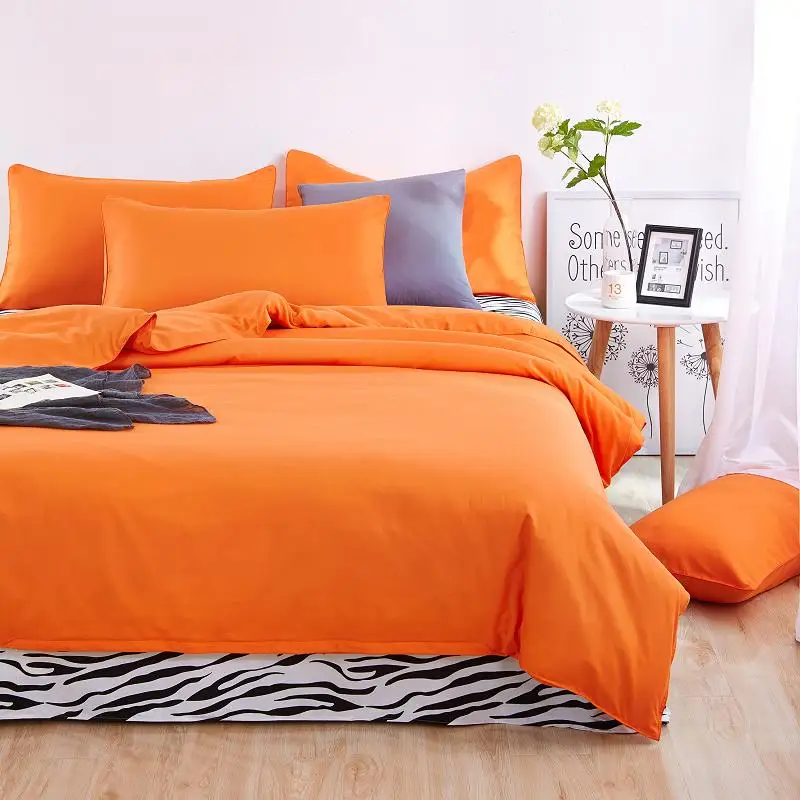 Velvet Bedding Sets HomeTextile Solid Color Factory Price Bed Sheet Set