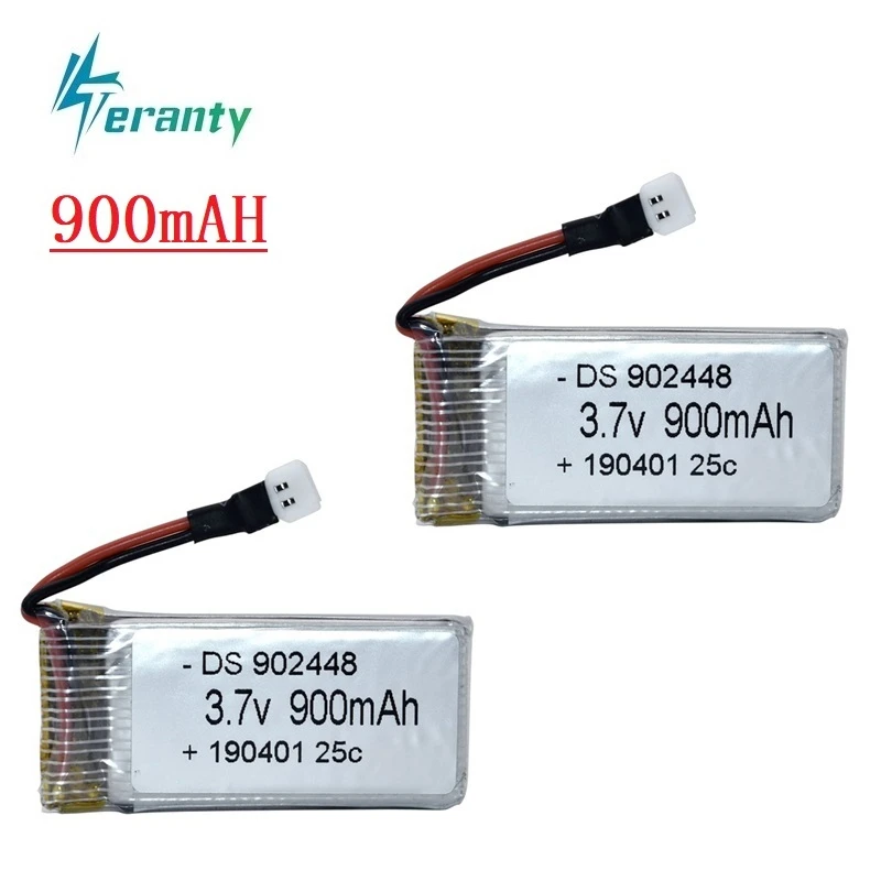 Обновленная батарея 900mah 3,7 v lipo для Syma X5 X5c X5s X5sw X5sc V931 H5c Mjx X708W RC Квадрокоптер запасные части батарея дрона 2 шт