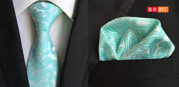 Галстуки для мужчин свадебные бизнес жаккардовый галстук Gravatas галстуки 8 см модные Пейсли s карман носовой к