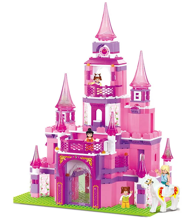 Princess Castle Girl Dream House Building Block Sets 472 pcs/lot Blocks