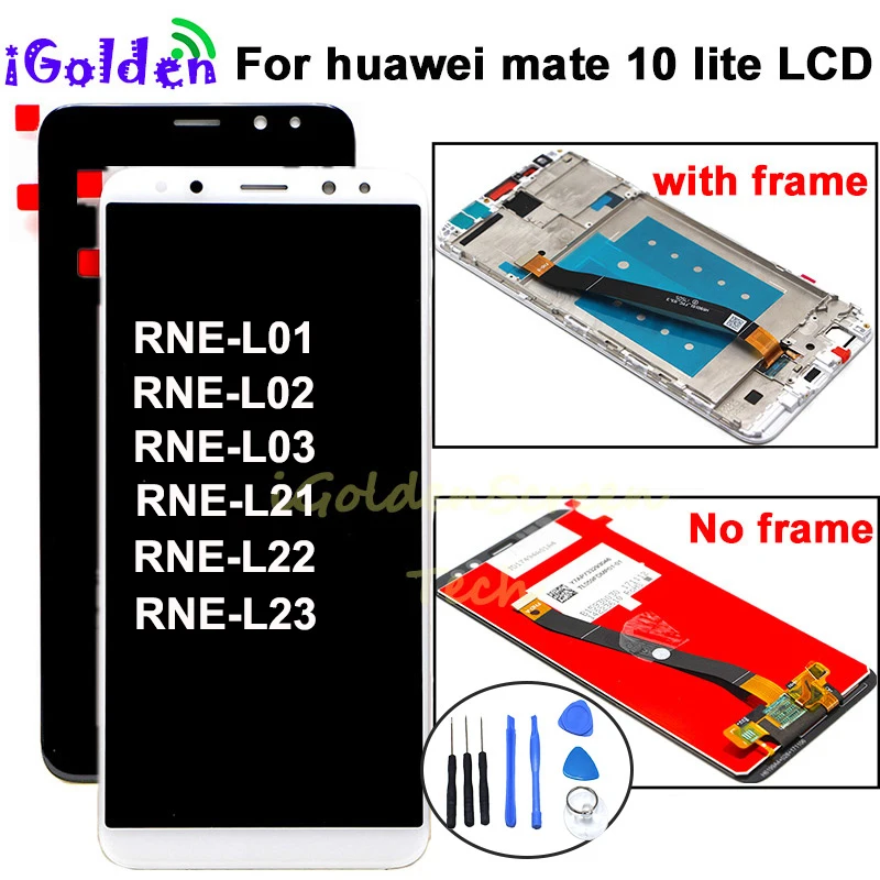 Для HUAWEI Mate 10 Lite ЖК-дисплей Дисплей G10 G10 плюс Pantalla Nova 2I Сенсорный экран Digitizer Ассамблеи RNE-L01 L02 L03 L21 L22 L23
