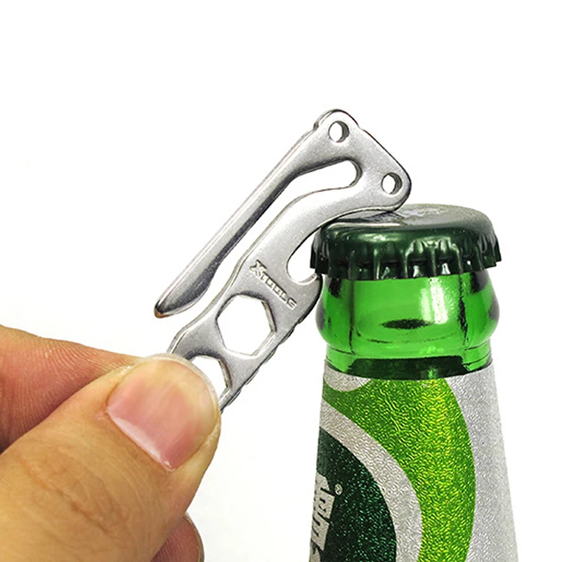 Venta caliente de bolsillo de acero inoxidable de carbono clave abrelatas de botella de deportes al aire libre Camping EDC herramienta táctica ouvre Boîte de conserve Venta caliente de bolsillo de acero inoxidable de carbono clave abrelatas de botella de deportes al aire libre Camping EDC herramienta táctica ouvre Boîte de conserve