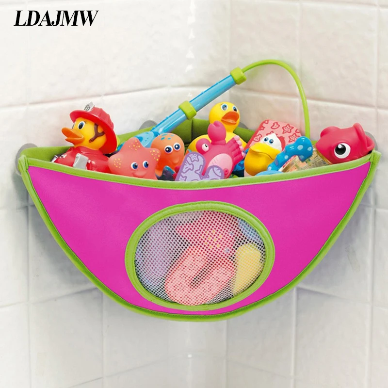 LDAJMW Waterproof Baby Kids Shower Bath Toy Storage bag Bathroom Hanging Storage Bag Organizer