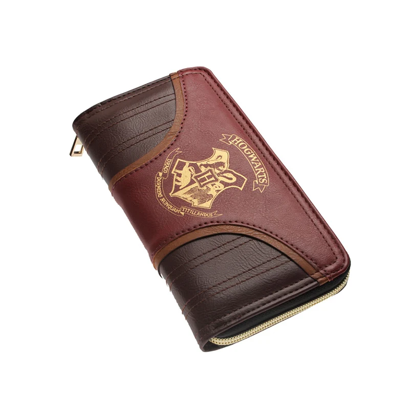 Harry Potter's Hogwarts Gold Crest Zip Up Wallet (2)