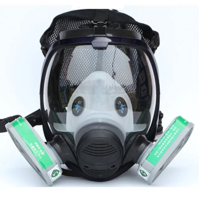 Full Face Gas Mask 6800 Chemical Respirator with Filter Cartridges Anti