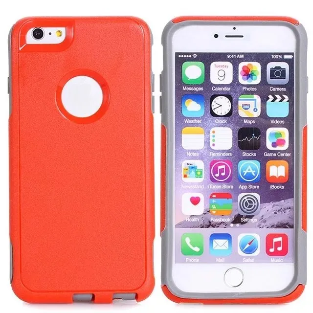 DHL жесткий пластиковый чехол для iphone 6 plus 6s plus, пластик+ ТПУ 2 в 1 чехол для iphone 6 plus 6s plus 100 шт./партия