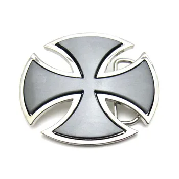

Oval Keltic Cross Belt Buckle Gray Color