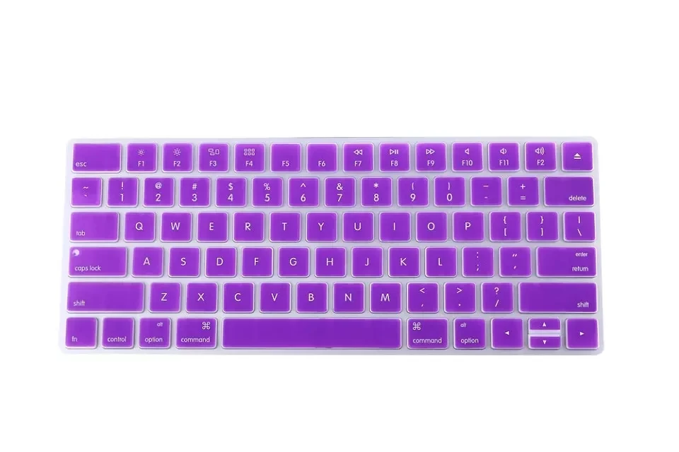 Силиконовый Настольный ПК Волшебная Клавиатура Обложка кожа для APPLE Magic Keyboard 2 Беспроводная перезаряжаемая Версия США( последняя модель - Цвет: Purple