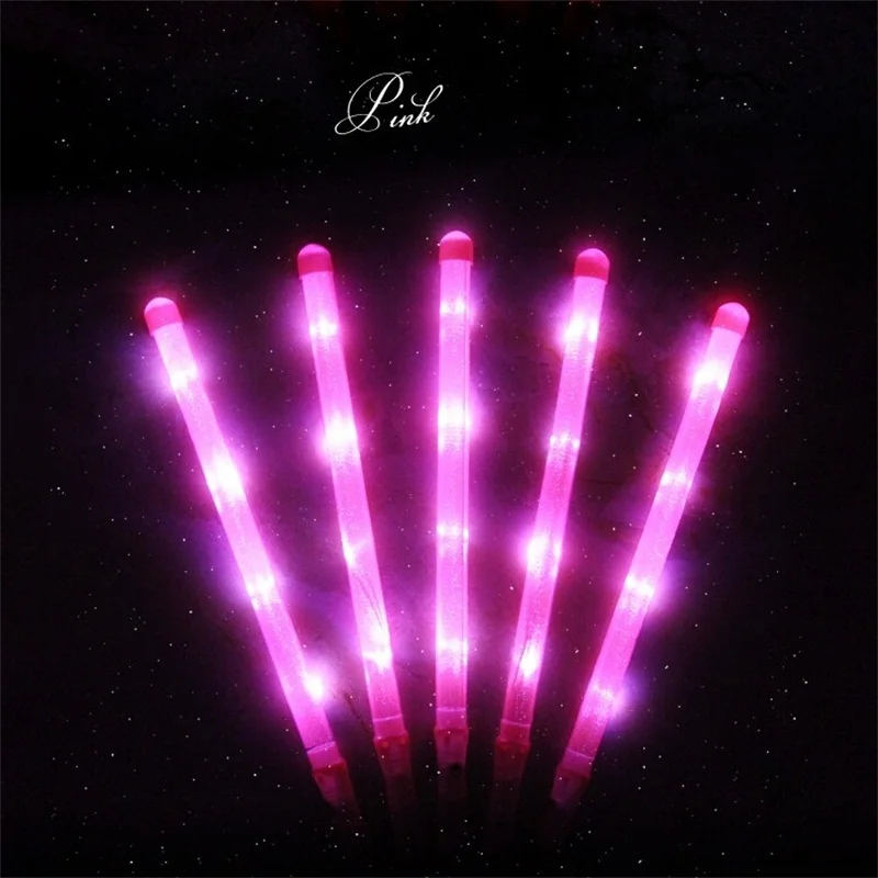 

2015 Hot Sale Free Shipping 300 pcs Colorful Plastic Flashing Led Light Stick (Random Color)/Party Decoration