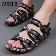 Iaxyue пляжные мужская обувь, сандали Летние виды спорта на открытом воздухе, новинка, мужская одежда Вьетнам крутые шлепки привод мужские туфли