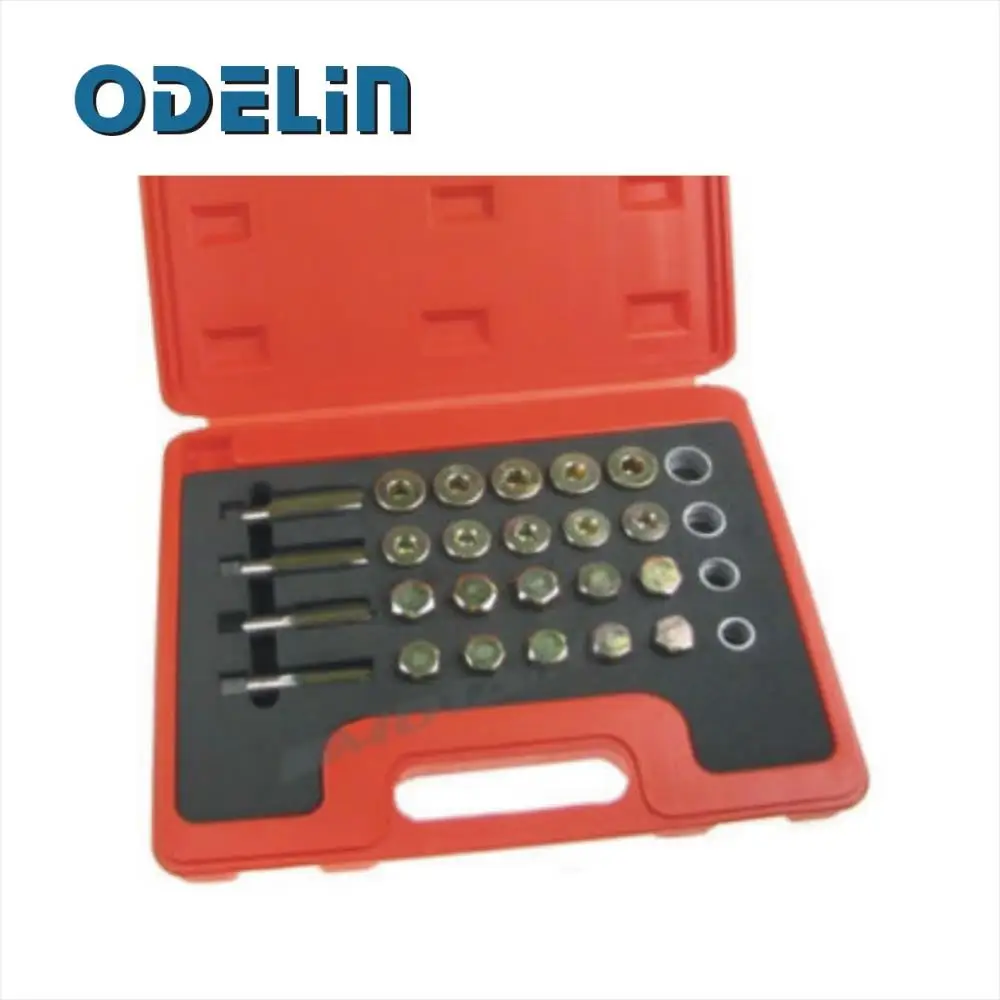 

Oil Drain Plug Sump Bolt Thread Repair Kit 24pc Set M13 - M20 Tap
