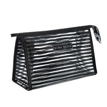 

Wulekue Travel Cosmetic Bag Bath Bag Cosmetic Case Make Up Hand Bag Female Waterproof Transparent Portable Package