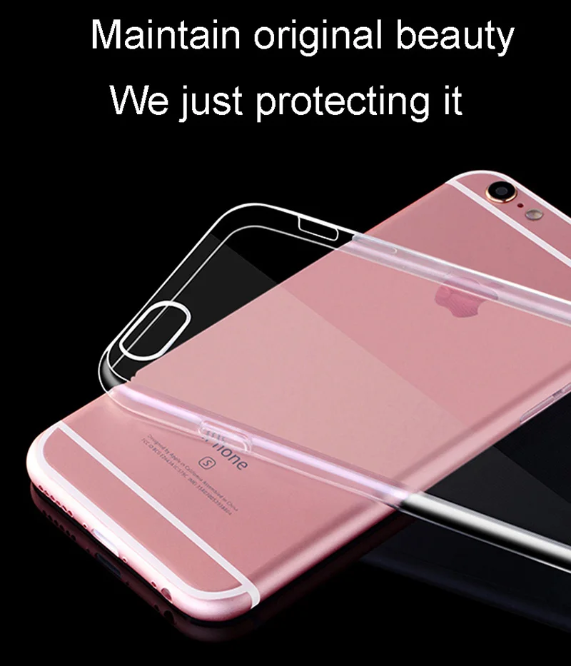 Soft Silicone Clear Case For iPhone XS Max XR X 6 S 6S 4 4S 5 5S SE 5SE 7 8 Plus 6Plus 7Plus 8Plus Phone TPU Back Cover Housing cool iphone se cases