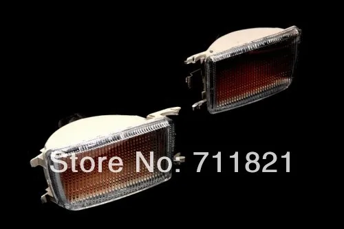 

Clear Plastic Lens Front Bumper Turn Signal Lights For VW Jetta / Vento MK3