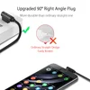 Зарядный кабель USB Type-C под прямым углом, кабель для быстрой зарядки и передачи данных под углом 90 градусов для LG V40 V35 ThinQ V30 Q7 G7 G6 G5 1/2/3 метра ► Фото 3/6