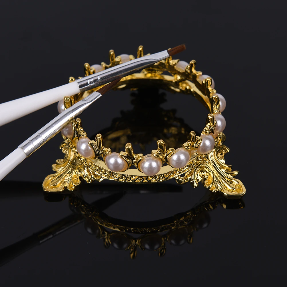 Ручки для дизайна ногтей Crown Design стойка кистей украшения жемчужин салона