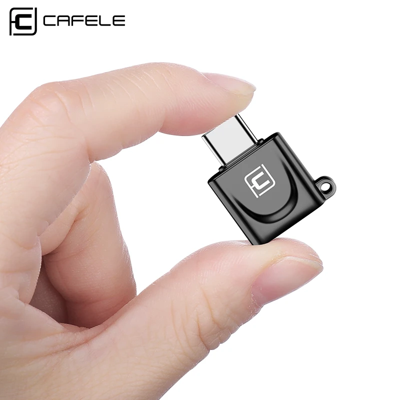Адаптер Cafele для передачи данных с USB Type C на Micro USB|Адаптеры Type-C| |