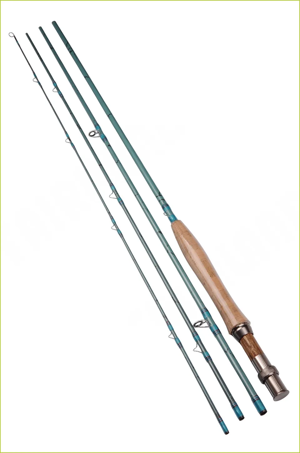 Vara de Pesca Vara de Carbono de Água Equipamento de Pesca Voar Seção 3 - Pesca Salgada Água Doce A-grade 9ft 2.7 m 4 4 High Quality Esporte e Lazer