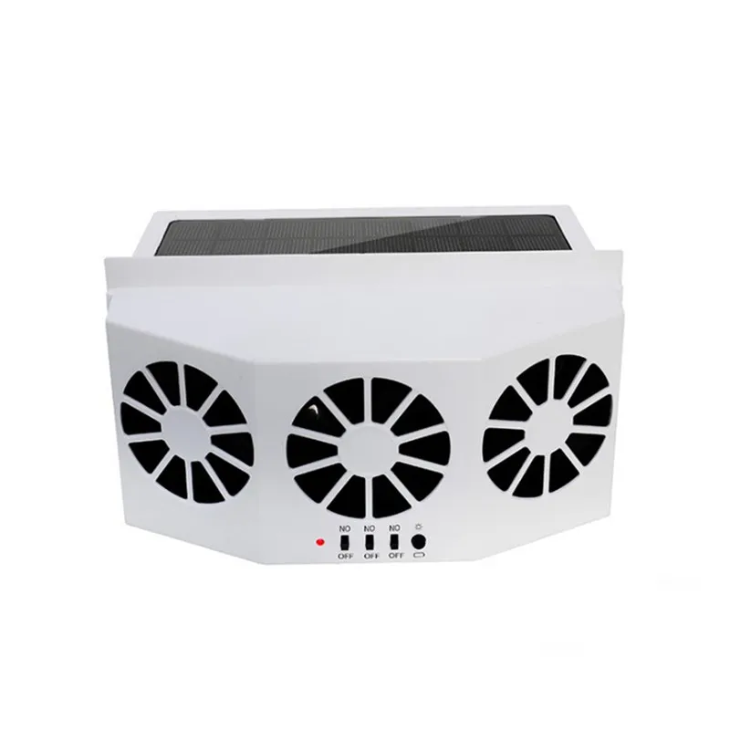 

Folding Car Window Solar Powered Auto Air Vent Cooling System Cooling Fan Double Air Cooler Mini Air Conditioner Tools
