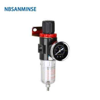 

NBSANMINSE Air Preparation Units 1/4 3/8 1/2 AFR 2000 BFR Pneumatic Filter Regulator AIRTAC Type FRL Units Auto Drain