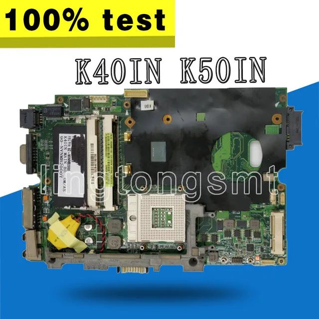 LT K40IN K50IN материнская плата для asus X8AIN X5DIN K40IP K50IP K40AB K50AB K40IJ K50IJ Материнская плата ноутбука Тесты mainrboard работы