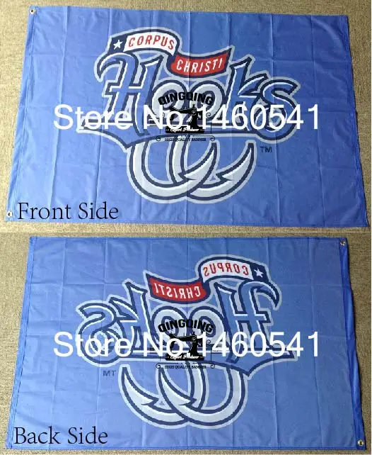 Corpus Christi Hooks Flag 3ft x 5ft Polyester Minor League Baseball