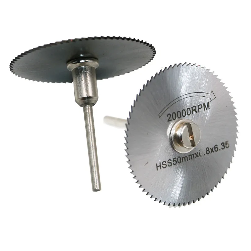 

7 Pieces/Set HSS Circular Wood Cutting Saw Blade Discs for Rotary Tool Mandrel P20