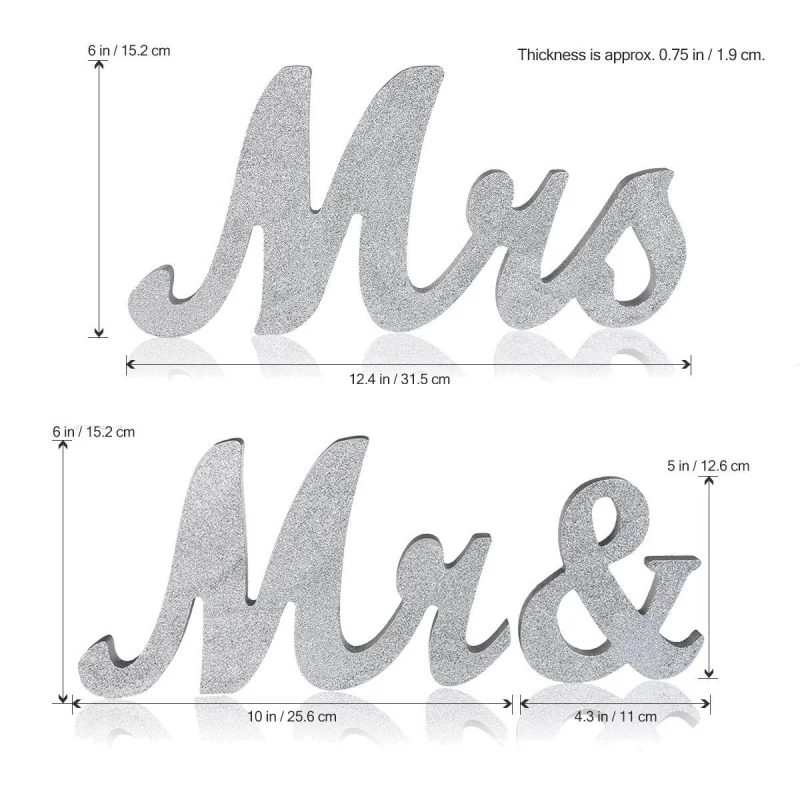 Mr& Mrs деревянные буквы для Свадьбы вечерние украшения Романтическая свадьба украшения для дня рождения поставки домашний декор "сделай сам" Свадебный деко