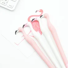 Ограниченное предложение 60 шт./лот перо фламинго гелевых ручек Kawaii papeleria CREATIVA lapiceros creativos lote gelpennen Пенне scuola корейский канцелярские