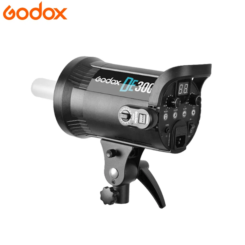 Компактная студийная вспышка Godox DE300 110 В/220 В 300 Вт Стробоскопическая Лампа с