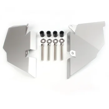 

For BMW R1200GS ADV 2013-2017 2014 2015 2016 Steel Rear Seat Foot Pedal Mudguard Fender Silver