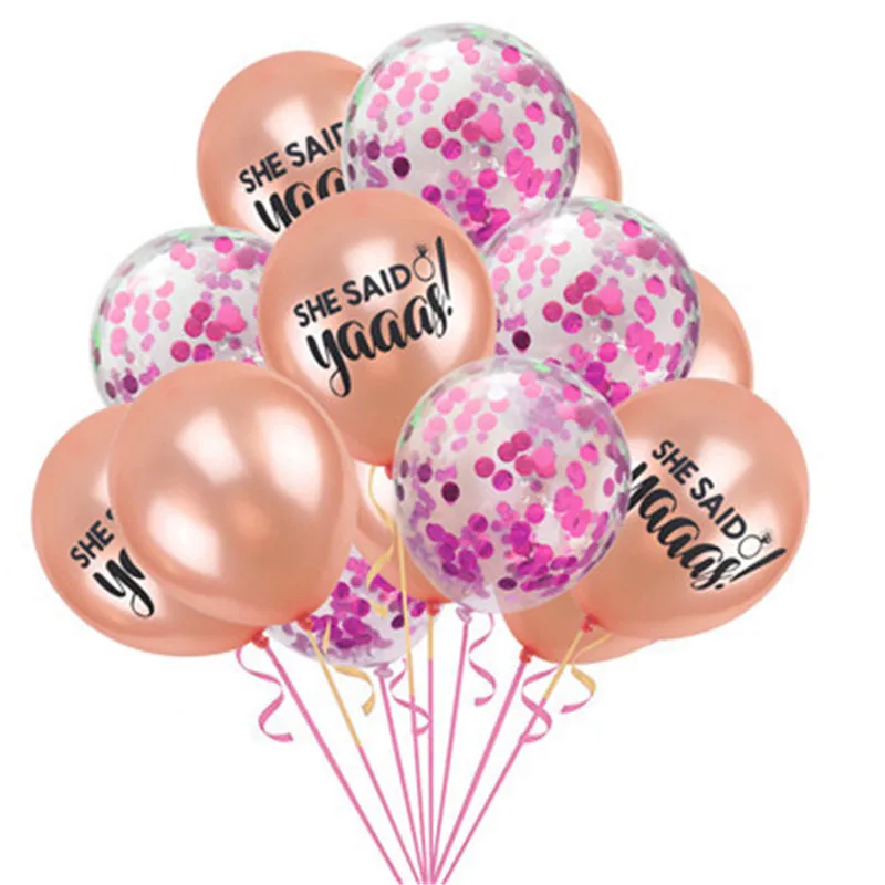 15 шт 12 &quotфольга латекс конфетти воздушный шар детский душ Свадьба День Рождения