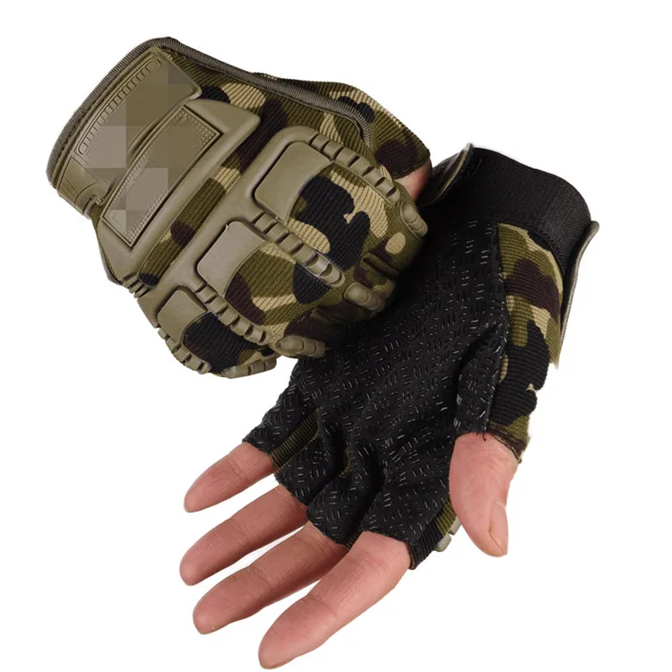 С обрезанными пальцами тактические перчатки для стрельбы в армейском велосипеде мотокросса для езды на велосипеде армейские защитные перчатки противоскользящие рабочие перчатки для мужчин