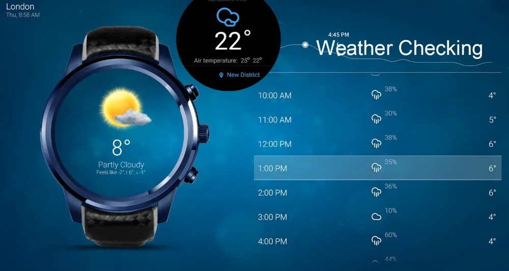 lemfo lem4 pro bluetooth smartwatch