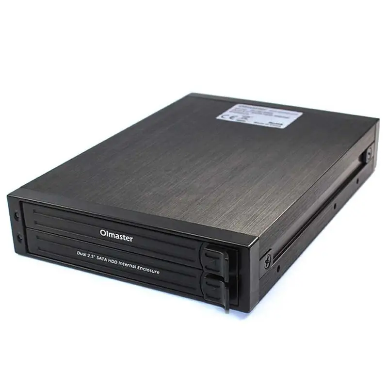 

Double-Disc Internal Hard Disk Box Multi-Disk Floppy Hard Drive Box Built-in SATA HDD Enclosure