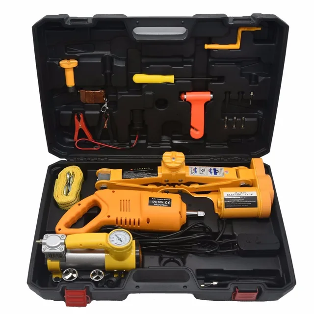 12V DC 2.5T(5500lb) Electric Car Jack / Electric Inflator Pump