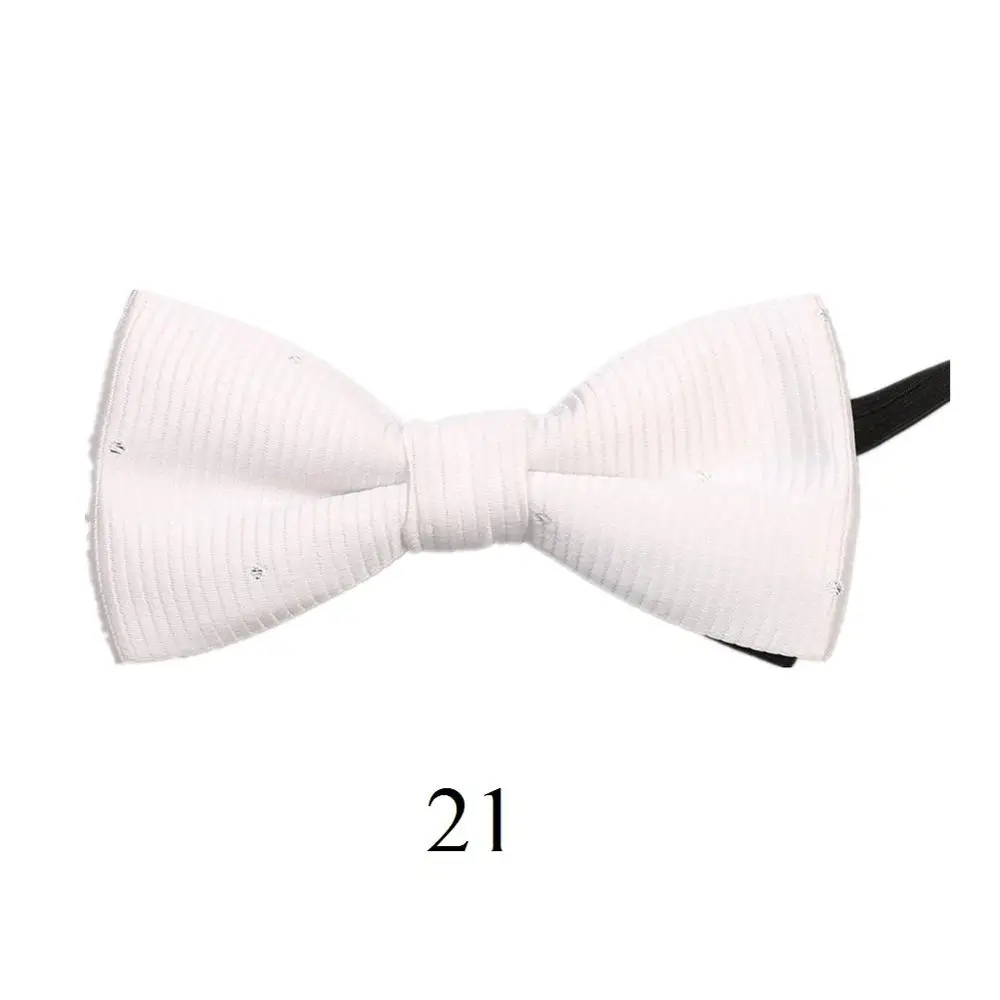 HOOYI/галстуки-бабочки для мальчиков; детские галстуки в полоску; галстук-бабочка в горошек для детей; вечерние галстуки с рисунками; подарок; маленький размер - Цвет: 21