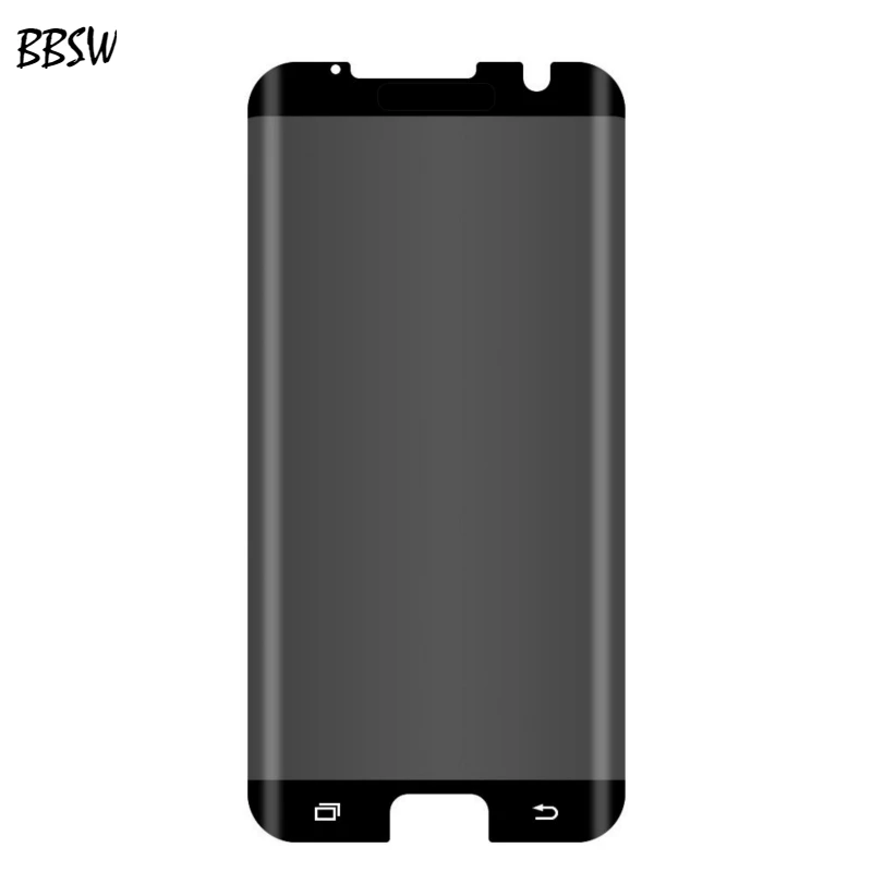 

BBSW 3D Case-Fit Anti-spy Anti-Peep Privacy Case Friendly Tempered Glass Screen Protector Film for Samsung Galaxy S7 Edge S7edge