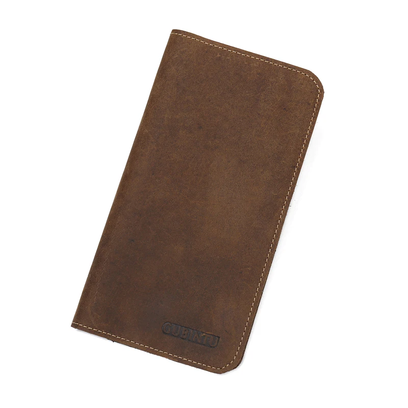

Wallet Men Genuine Leather Wallet with Cow Leather Long Male Wallet Cell Phone Card Holder Fashion High Quality Vintage Wallets