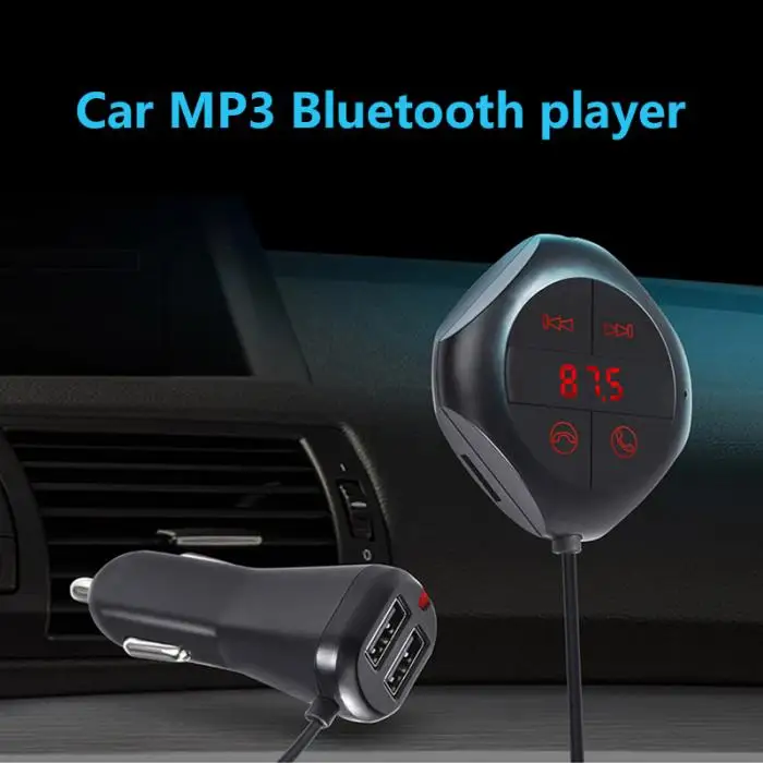 USB Car Kit ЖК-дисплей SD fm-передатчик MP3 магнит плеер Беспроводной Bluetooth громкой связи вызов @ JH