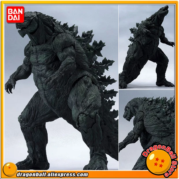 Original BANDAI Tamashii Nations S.H.MonsterArts SHM Action Figure - Godzilla (2017) First Press Limited Edition