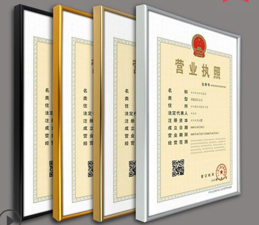 Держатели для сертификатов из алюминиевого сплава MPF002|print print|diploma certificatesprints pictures