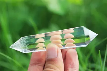 

12 sided VOGEL Style Clear QUARTZ CRYSTAL DT POINTS